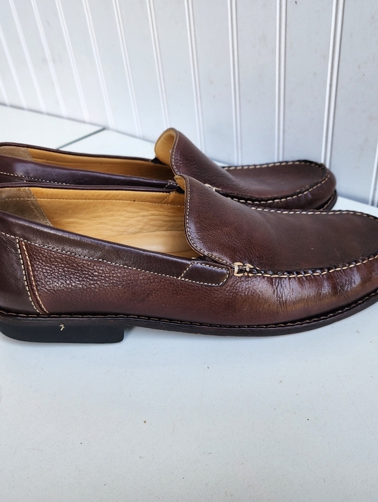Johnston Murphy Loafers Creswell Mens 10 M Slip On Moc Toe 20 7278 Brazil Sheep main image 7